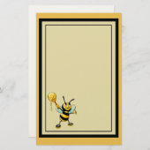 Happy Bumble Bee mit einem Scoop of Honey Briefpapier (Vorne/Hinten)