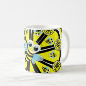 Happy Bumblebee Lemon Tasse (VorderseiteRechts)