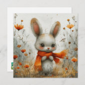 Happy Bunnies: lächelnde Notizen 🐰 Digital (Vorne/Hinten)