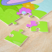 Happy Bunny Butterflies Blume Niedliches Lila Kani Puzzle (Seite)