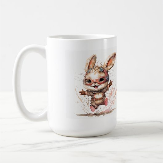 Happy Bunny Classic Tasse, 15 oz Kaffeetasse (Links)