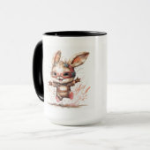 Happy Bunny Combo Tasse, 15 oz Tasse (Vorderseite Links)