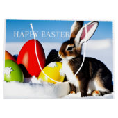 Happy Bunny Große Geschenktüte (Rückseite)