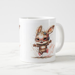 Happy Bunny Jumbo Tasse