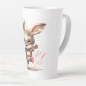 Happy Bunny Latte Tasse (Rechte Ecke)