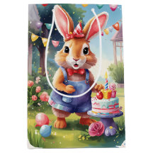 Happy Bunny mit Cake |