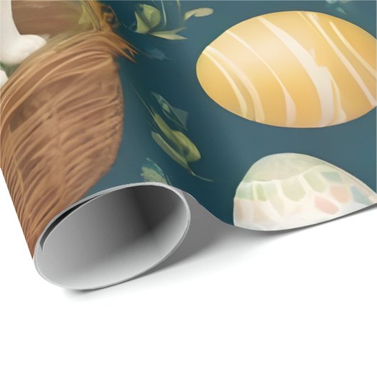 Happy Bunny Oaster Moderne Sammlung Geschenkpapier (Rolleneckpunkt)