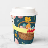 Happy Bunny Oaster Moderne Sammlung Pappbecher (Vorderseite)