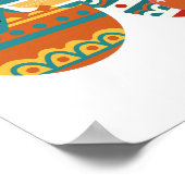 Happy Bunny, Ostereier, Niedlich Poster (Ecke)