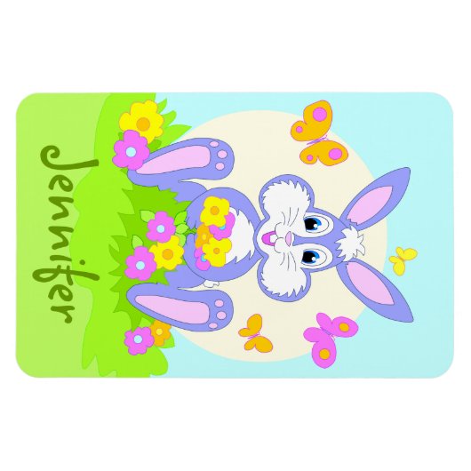 Happy Bunny Personalisiert Magnete (Horizontal)