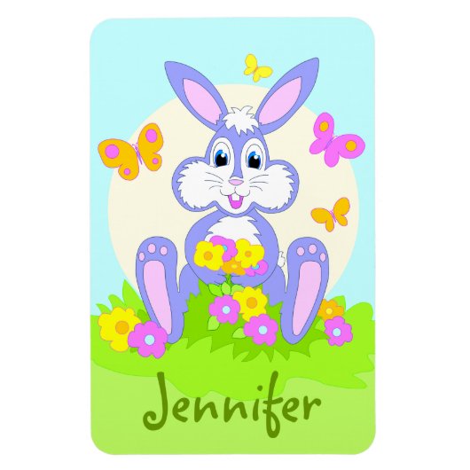 Happy Bunny Personalisiert Magnete (Vertikal)