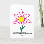 Happy Bunny Template Card Feiertagskarte (Rückseite)