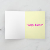 Happy Bunny Template Card Feiertagskarte (Innenseite)