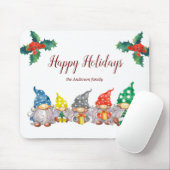 Happy bunt gnomes elegantes Drehmousepad Mousepad (Mit Mouse)
