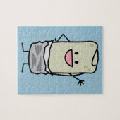 Happy Burrito Waving Hello Puzzle (Horizontal)