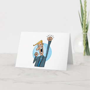 Happy Business man Karte