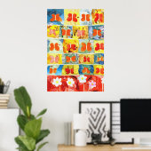Happy Butterflies Tanzen Poster (Heimbüro)