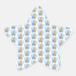 Happy Butterfly Baby Shower Stickers