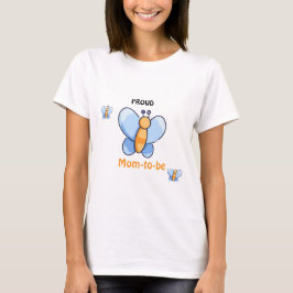 Happy Butterfly BabyShower Mama to be T - Shirt