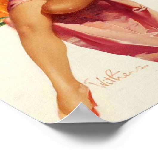 Happy Button Up Poster (Ecke)