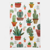 Happy Cacti Geschirrtuch (Vertikal)