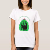 Happy Cactus Funny T - Shirt - Benutzerdefinierter (Vorderseite)