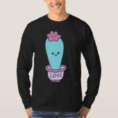 Happy Cactus Liebe Pot T-Shirt (Vorderseite)