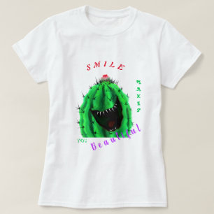 Happy Cactus mit Big Smile - Dein schönes Lächeln T-Shirt