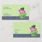 Happy Cake Business Card Visitenkarte (Vorne/Hinten)