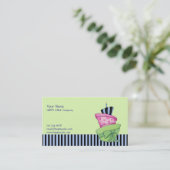Happy Cake Business Card Visitenkarte (Stehend Vorderseite)
