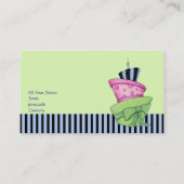 Happy Cake Business Card Visitenkarte (Rückseite)