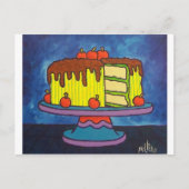 Happy Cake Postkarte (Vorderseite)