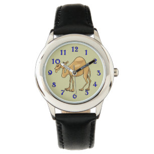 Happy Camel Cartoon Armbanduhr