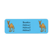 Happy Camel Cartoon Illustration (Vorne)