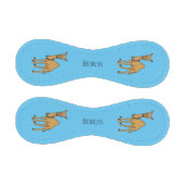 Happy Camel Cartoon Illustration Baseball (Paneele)