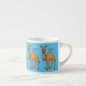 Happy Camel Cartoon Illustration Espressotasse (Rechts)