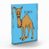 Happy Camel Cartoon Illustration Fotoblock (Links)