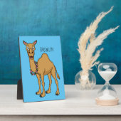 Happy Camel Cartoon Illustration Fotoplatte (Seite)