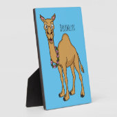 Happy Camel Cartoon Illustration Fotoplatte (Seite)