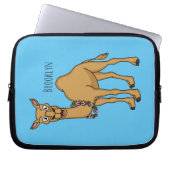 Happy Camel Cartoon Illustration Laptopschutzhülle (Vorderseite)
