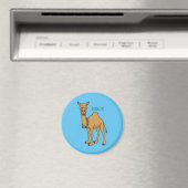Happy Camel Cartoon Illustration Magnet (In Situ (Geschirrspüler))