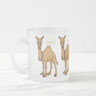 Happy Camel Cartoon Illustration Mattglastasse