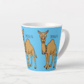 Happy Camel Cartoon Illustration Milchtasse (Rechte Ecke)