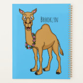 Happy Camel Cartoon Illustration Planer (Rückseite)