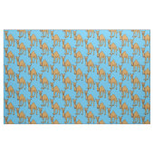 Happy Camel Cartoon Illustration Stoff (Fat Quarter (45,7 x 55,9 cm))