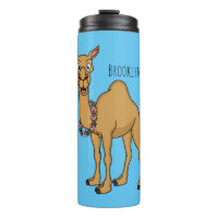 Happy Camel Cartoon Illustration