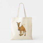 Happy Camel Cartoon Illustration Tragetasche (Rückseite)