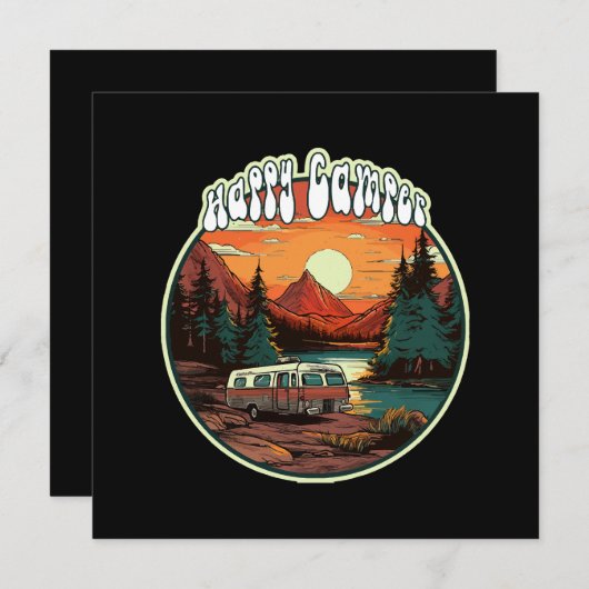 Happy Camper (Vorne/Hinten)