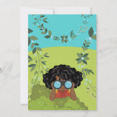 Happy Camper 1 Geburtstag Einladungskarte Einladung (Rückseite)