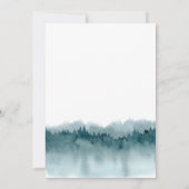 Happy Camper 1. Geburtstag Party Einladung (Rückseite)